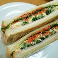 おやまめさん's cooksnap of when they made ✢ボリューム満天！わんぱくサンドイッチ✢.