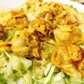 いちママ☻☻'s cooksnap of when they made 春キャベツの上で薄焼き卵に包まれた☆焼売.