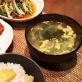ERI8o8's cooksnap of when they made 子供と作る！生わかめのシンプルスープ.