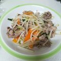 クック8UK9FN☆'s cooksnap of when they made 簡単シャキシャキ☆豚肉もやし炒め.