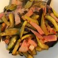 ママは華ちゃん's cooksnap of when they made 簡単おかず！茄子とベーコン炒め.