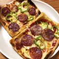 ペコペコペコちゃん's cooksnap of when they made サックサク♪油揚げでミックスピザ☺.