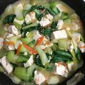 hykumi's cooksnap of when they made チンゲン菜と豆腐のあんかけ煮.