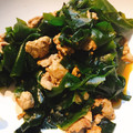 黒胡椒多め好き's cooksnap of when they made 新わかめと豚肉炒め.