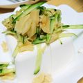 カメリア22's cooksnap of when they made 味付けメンマときゅうり☆冷や奴.