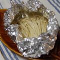 ぽっぽぺぺ's cooksnap of when they made あと一品に、えのきバターのホイル焼き.
