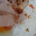 sakimama☆★'s cooksnap of when they made お腹満足♪卵のせ豆腐丼.