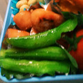 はらピーナッツ's cooksnap of when they made スナップエンドウとソーセージのさっと炒め.