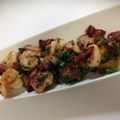プラムハート's cooksnap of when they made エビとベーコンのガーリックバター炒め♪.