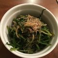 chopima's cooksnap of when they made おかひじきと茗荷のナムル.