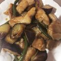 ロリポップ☆'s cooksnap of when they made 鶏もも肉となすの柚子胡椒ポン酢炒め.