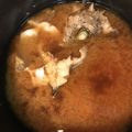 クックGFY8CA☆'s cooksnap of when they made 雑な男料理：メバルのアラの味噌汁！！.