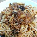 TOMOMI2017's cooksnap of when they made たっぷりキノコのボロネーゼ風パスタ.