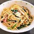 びびぷり♪'s cooksnap of when they made ほうれん草とベーコンのバター醤油パスタ.
