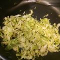 OimoUSA's cooksnap of when they made 芽キャベツの千切り炒め.