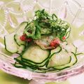 みっくママ's cooksnap of when they made ＊焼き梅干しdeきゅうりの梅おかか和え＊.