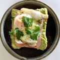 toroponyo's cooksnap of when they made カフェ気分なの♪トロたまアボカドトースト.