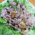 ellie21's cooksnap of when they made ご飯進む＊豚バラとレタスのサラダ.