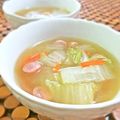 イベ長's cooksnap of when they made 白菜&ベーコンのコンソメスープ.