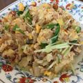 喜美ママ's cooksnap of when they made 創味シャンタンで水菜と焼豚焼飯！簡単炒飯.