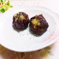 旦那は皿洗い's cooksnap of when they made 薩摩芋甘露煮で☆あんこ玉.