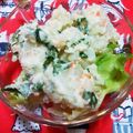 たまさぶろうの部屋's cooksnap of when they made 黒胡麻たっぷり☆わさびマヨのポテトサラダ.