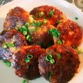 humpybumpy's cooksnap of when they made シャクッ♪長いも入り豚つくねの照り焼き.