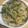 もりのりころ's cooksnap of when they made 豚バラとにんにくの芽 塩コショウ炒め.