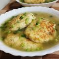 ゆこPIN's cooksnap of when they made 肉なし☆豆腐バーグめんつゆあんかけ.