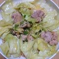 柳井さん's cooksnap of when they made 鶏ももとキャベツのにんにく醤油炒め.