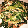 mino622's cooksnap of when they made 簡単時短！コンビーフとホウレン草の卵とじ.
