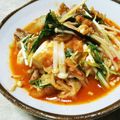 ぱんこ☆こぱんこ's cooksnap of when they made 豆腐とえのきのキムチ煮.