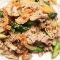 クックE662AA☆'s cooksnap of when they made アスパラガスと豚肉の味噌炒め.