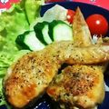 たまさぶろうの部屋's cooksnap of when they made ダーリン号泣★塩ダレ手羽先餃子.