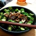 ＊アベリ＊'s cooksnap of when they made 豚バラ〜オクラ梅肉ソース〜.