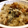 丘のタヌキちゃん's cooksnap of when they made 鶏と牛蒡の炊き込みご飯☆.