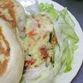 ☆ありか358☆'s cooksnap of when they made レンジで簡単皮むきポテトサラダ 具は自由.