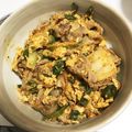 mqyumqyu's cooksnap of when they made 簡単！豚肉とキムチのピリ辛卵とじ丼ぶり.