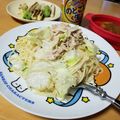 okazakana's cooksnap of when they made 簡単ランチに♫レタスとツナのスパゲティ.