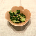 RIEK♡K♡'s cooksnap of when they made 液体塩こうじdeごまごまたたききゅうり.