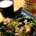 ユルゲン's cooksnap of when they made ご飯とも◎茄子と豚、にんにくの芽醤油炒め.