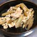 わたさな2016's cooksnap of when they made ふきと豚バラのピリ辛甘味噌炒め.