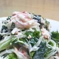 ロクシタンマニア's cooksnap of when they made **ワカメとカニカマのマヨ酢合え**.