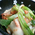 watyami's cooksnap of when they made ※九条ネギとザーサイのピリ辛炒め.
