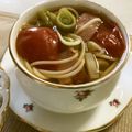 ☆Rokko☆'s cooksnap of when they made 簡単♡パスタ入りトマトスープ.