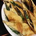 ＊chi〜ko＊'s cooksnap of when they made 油揚げのくるくるニラ巻き♬.