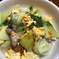 KOJIです's cooksnap of when they made やさしい中華☆牡蠣と卵と青梗菜の塩炒め！.
