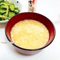 ねっちゃんっ's cooksnap of when they made 長ネギとたまごの味噌汁.