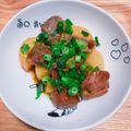 milglitter's cooksnap of when they made 簡単！大根と砂肝のピリ辛煮.