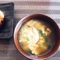ヒラヤマァー's cooksnap of when they made ニラと生椎茸のたまごスープ.